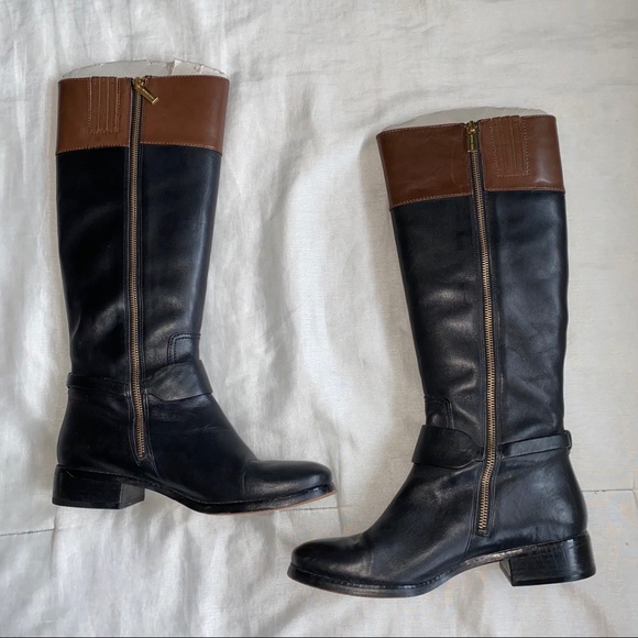 Michael Kors Leather Black Boots - Picture 2 of 4